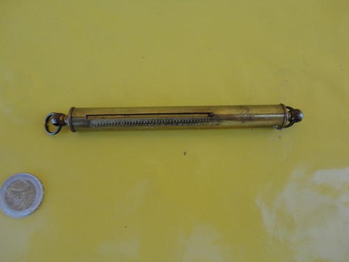 Peson ancien ressort laiton - peson,