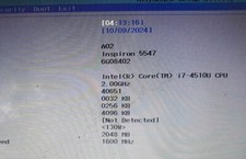 carte mère Dell Inspiron 15 5547 i7-4510U . en bon état fonctionne