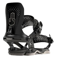 Bataleon Chaos Asym Hommes Fixation de Snowboard Freestyle Freeride Noir 2023