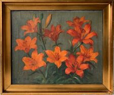 Ölbild Impressionniste Nature Morte Avec Lys Malthe Ou Engelsted 1918