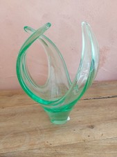 Vase ou coupe en ouraline vert