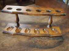 PRESENTOIR MURAL EN BOIS    PREVU  POUR 6 PIPES