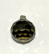 PENDENTIF BOULE EN CRISTAL FUMÉE, Ø 40 MM, POUR DÉCORATIONS OU LUSTRES