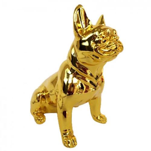 Statue chien bouledogue