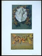 LUCA MERLO, DECOR, MEDAILLON - 1910 - PHOTOLITHOGRAPHIE