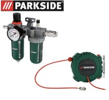 PARKSIDE Enrouleur de flexible Mural ou unité de maintenance pneumatique au choi