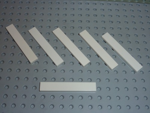 Tile white lego - x, ref