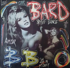 SPACO signed  BARDOT  tableau pop street ART graffiti french PAINTED gainsbourg