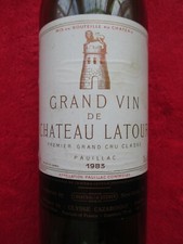 Château Latour 1983 Empty