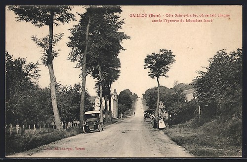 Cpa gaillon côte - gaillon,,
