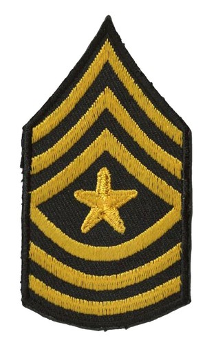 Ecusson patche sergent - patche, major