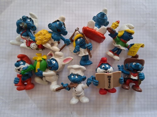 Figurines schtroumpfs schleich - figurines,