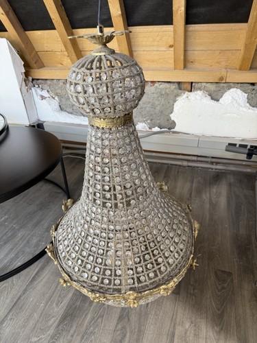 Lustre antique montgolfière