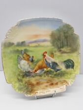 -JOLI ANCIEN PLAT PORCELAINE