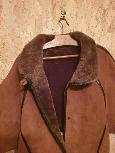 Manteau vintage peau - manteau,