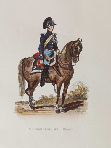 Gravure estampe 1844 hans - gravure,