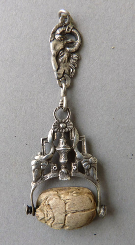 Pendentif sceau argent - , massif