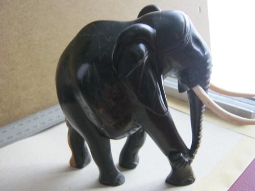 Statue elephant bois - statue,