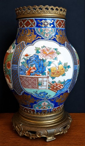 Vase porcelaine imari - vase,