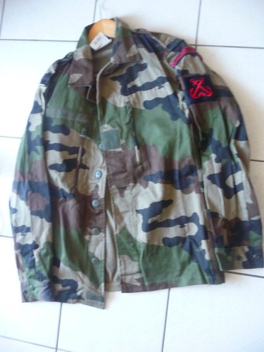 Veste militaire treillis