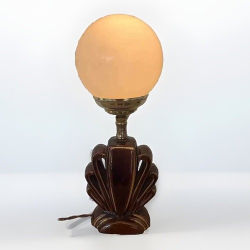 Art déco lampe céramique - art,