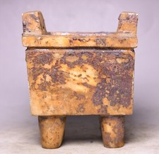 10cm antique hetian jade - 10cm,