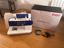 machine à coudre pfaff ambition 610 neuve de couleur bleu acheté en début 2023 