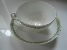 Jolie tasse à déjeuner à 2 soucoupes en porcelaine ancienne M & Z AUSTRIA - BEU