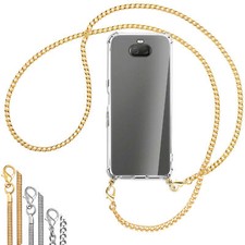 Collier (Chaîne en métal) pour Sony Xperia 10 Plus Coque avec cordon Etui Case C
