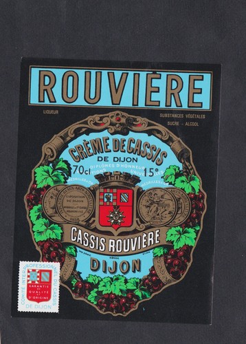 Ancienne étiquette alcool - ancienne,