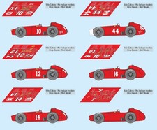 Décal Ferrari Lancia D50 F1