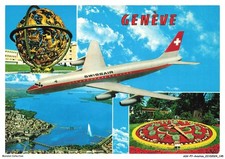 ASVP7-0583-AVIATION - Geneve - La sphere armillaire - Woodrow wilson et palais