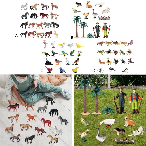 Animaux ferme figurines - la,
