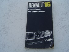 Notice utilisation Renault 16 R16 1969 brochure catalogue Manuel entretien