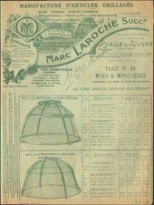 RUELLE-sur-TOUVRE (16) USINE de GRILLAGES / MUSELIERE D' ANE CHEVAL BOVIN CHIEN