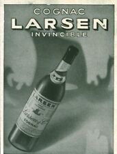 Publicité ancienne cognac Larsen invincible 1941 issue de magazine
