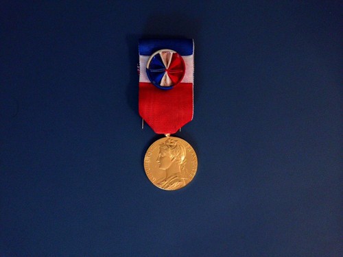 Médaille travail vermeil - du,