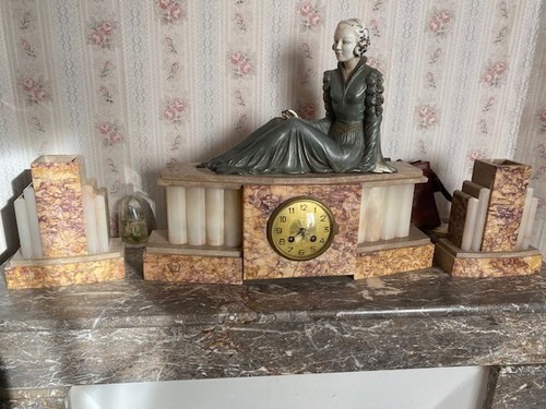 Ancienne pendule horloge - pendule,