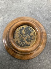 Ancien Cadre Medaillon Rond