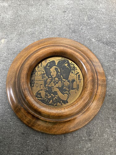Ancien cadre medaillon rond - ancien,