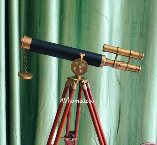 Télescope sur pied laiton - télescope,