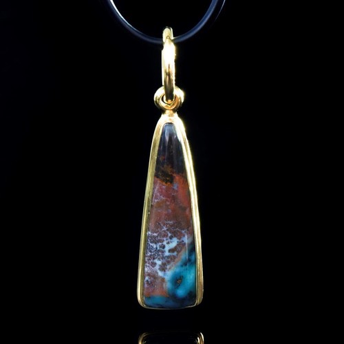 Pendentif bois fossile - pendentif,