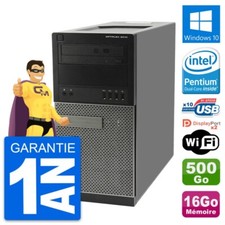PC Tour Dell OptiPlex 9010 Intel G630 RAM 16Go Disque Dur 500Go Windows 10 Wifi