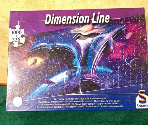 Puzzle dauphins dimension line - puzzle,