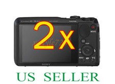 2x Sony CyberShot DSC-HX20V Clear LCD Screen Protector Guard Film