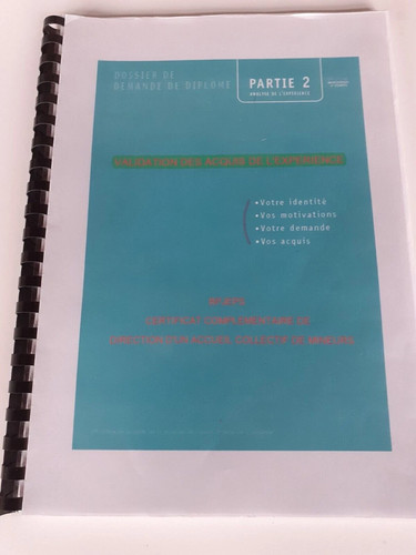 Livret vae bpjeps cc - 2, du