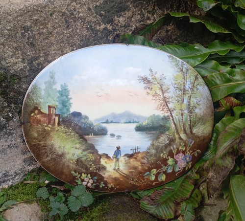Ancienne grande plaque - ancienne, murale