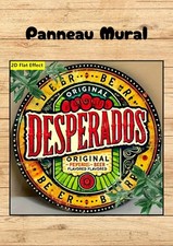 Panneau logo vintage desperados décoration art plaque 18x18 cm TT-00012