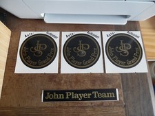 Lot de 4 autocollant automobile JSP  JPS John Player Grand Prix cigarette