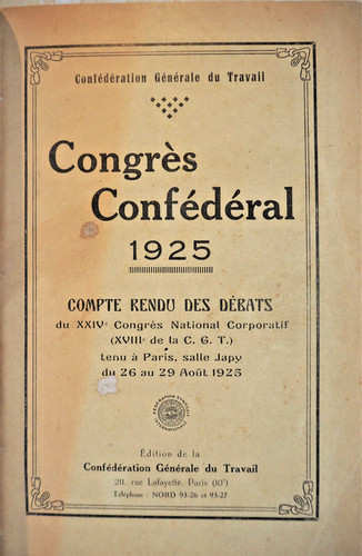 Cgt congrès confédéral - -,